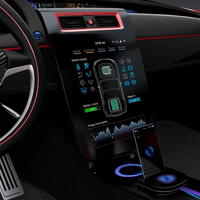 EV touchscreen