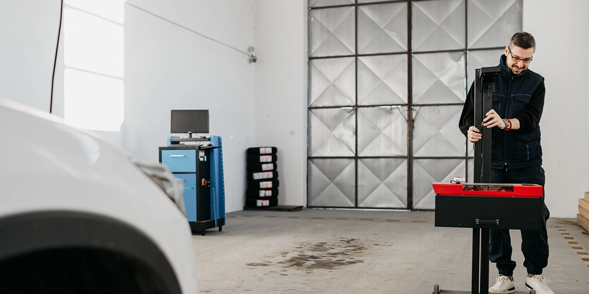technician performs ADAS calibration
