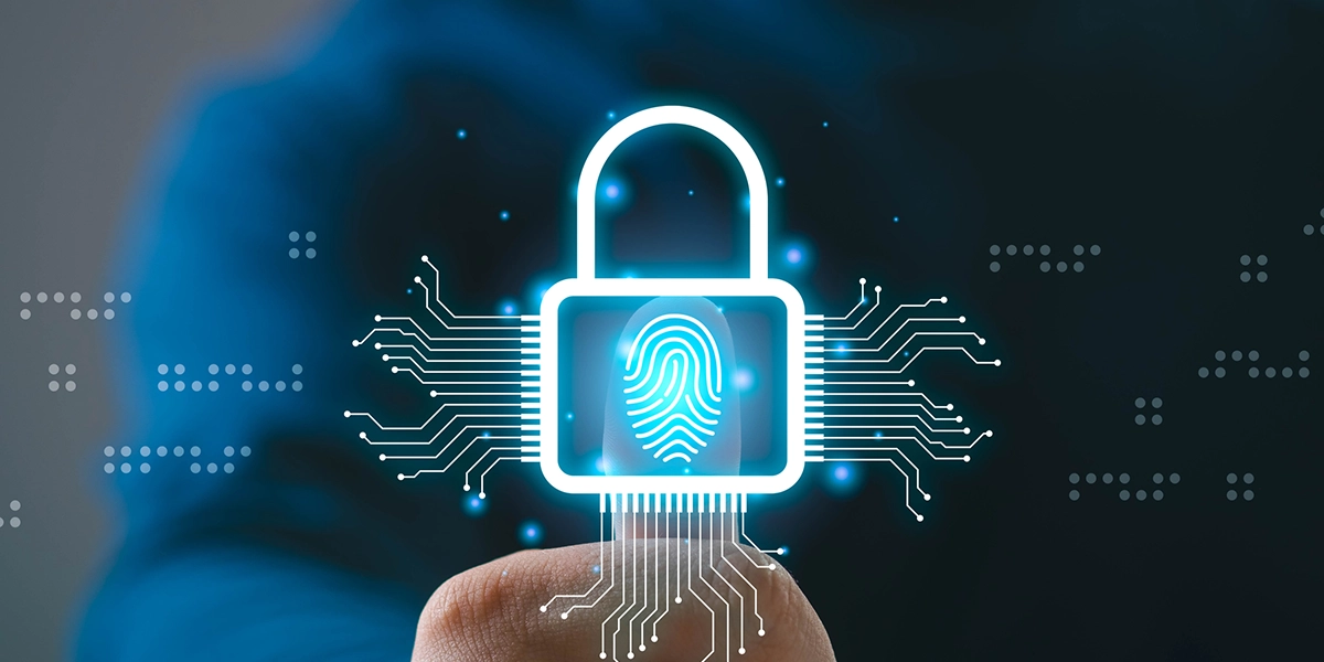 security for ai content development represented by abstract image