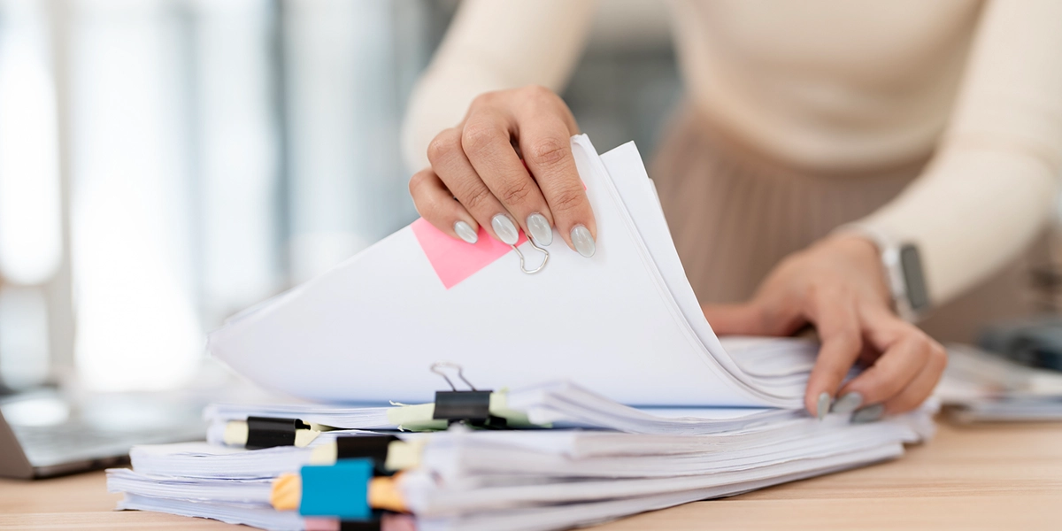 structured data replaces endless attempts at organizing physical documentation